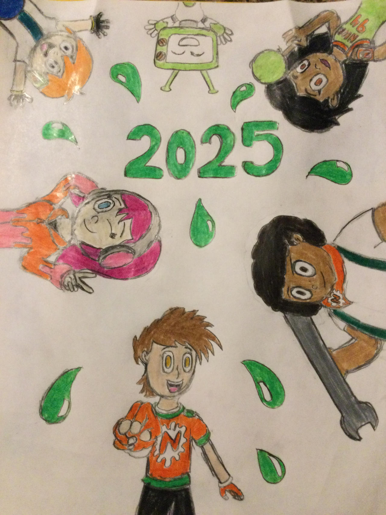 Slime Crew Happy New Years 2025 by MegastoneXY on DeviantArt
