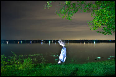 Weatherford Lake at Night -4-