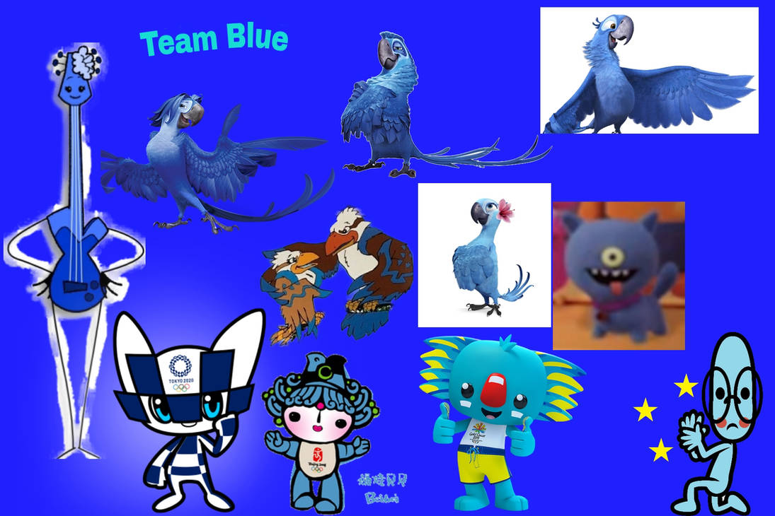The Blue Characters by CassieMunoz on DeviantArt