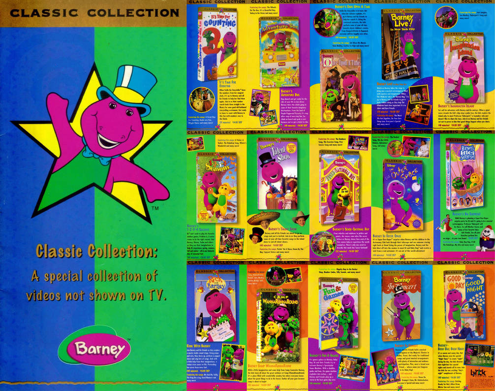 Barney Home Video Classic Collection by CassieMunoz on DeviantArt