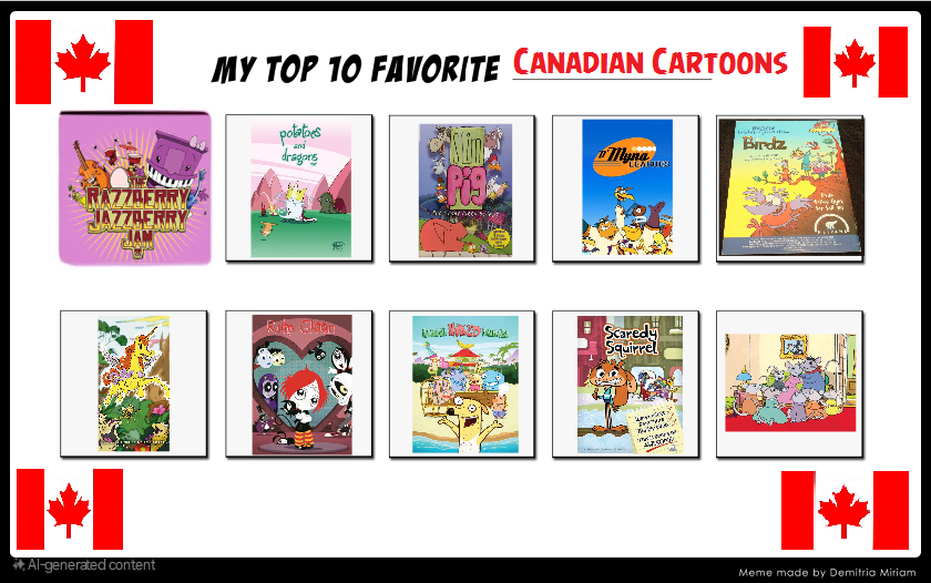 My Top 10 Favorite Canadian Cartoons By CassieMunoz On DeviantArt my-top-10-favorite-canadian-cartoons-by-cassiemunoz-on-deviantart