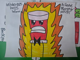 Inktober 2025 Day 25 Inferno