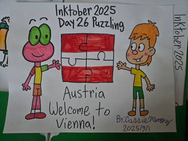 Inktober 2025 Day 26 Puzzling