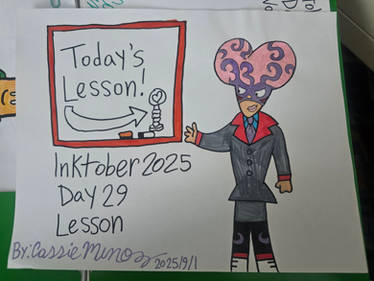 Inktober 2025 Day 29 Lesson