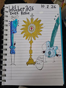Inktober 2026 Day 2 Relic