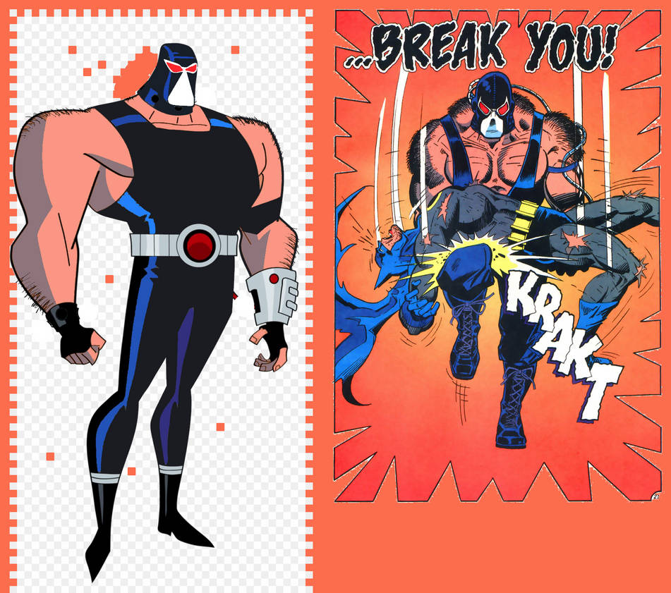 Knightfallall Bane Color Panal On Bruce Timm Bane by WilliamSonic2005