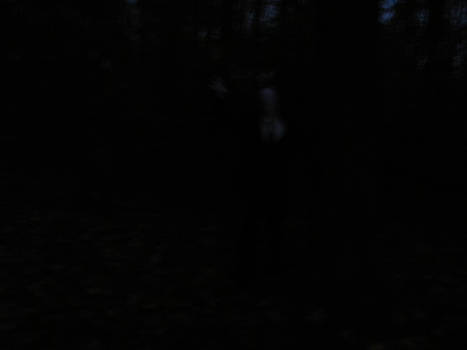 Slenderman Cosplay - Can't run