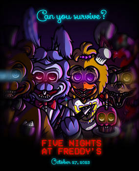 [FNaF Fanart] FNaF Movie Poster Remake