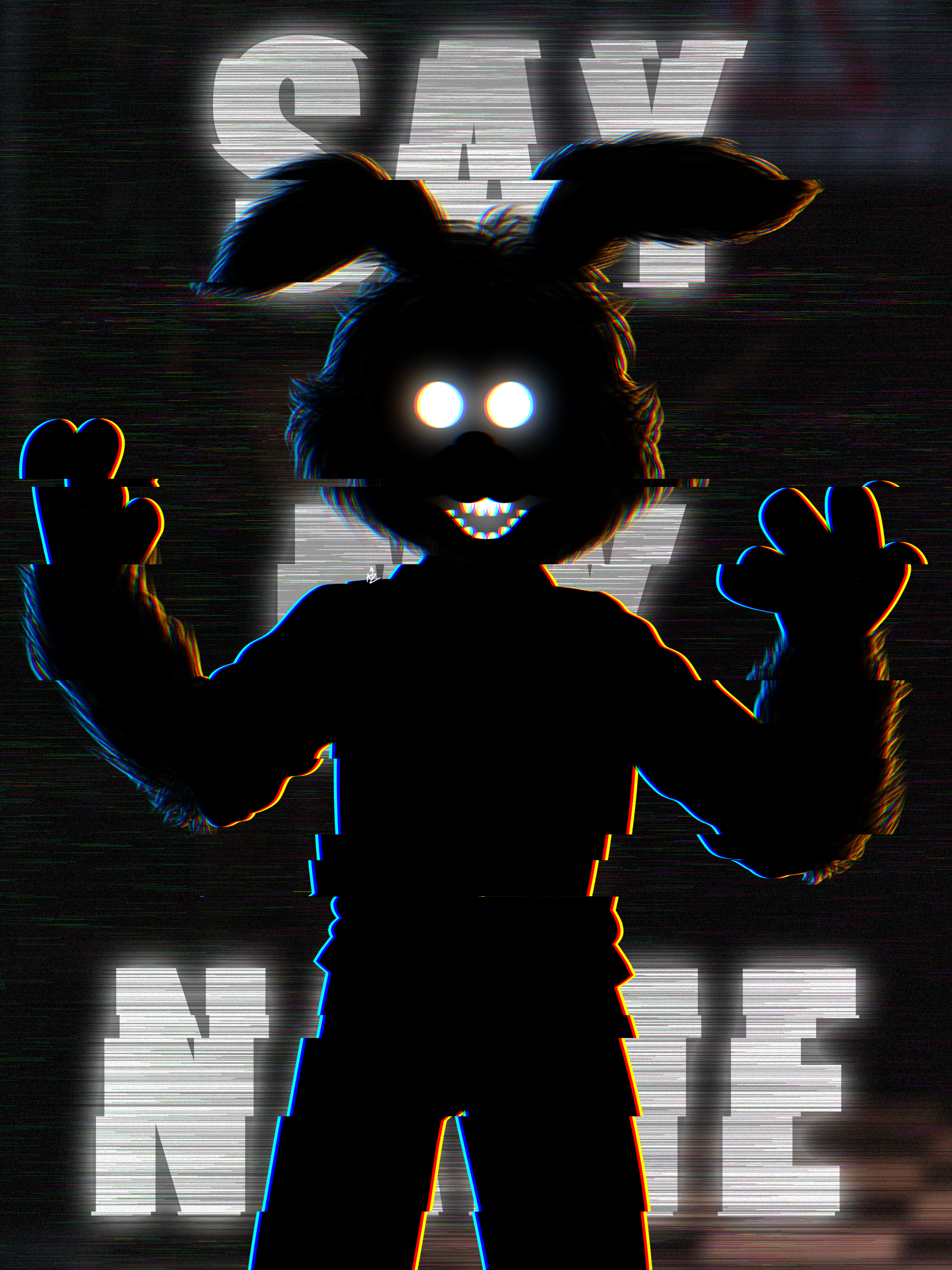 Fan Art) Glitchtrap or Shadow Bonnie? : r/fivenightsatfreddys