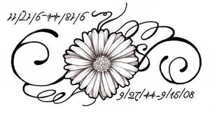 Tattoo Design Daisy And Sunflower Swirly By Johnnyschick On DeviantArt tattoo-design-daisy-and-sunflower-swirly-by-johnnyschick-on-deviantart