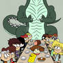 Loud House Thanksgiving with Godzilla
