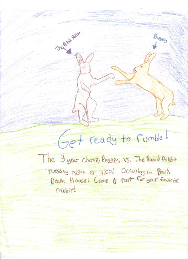 Rabbit Rumble by AnimalxGeek on DeviantArt