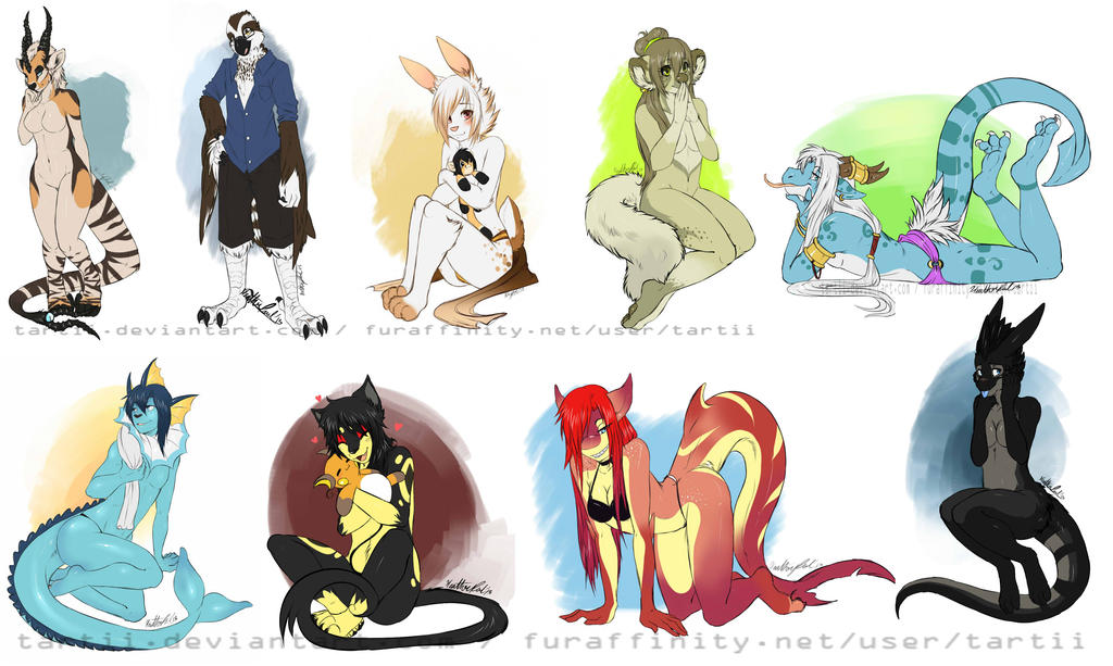 Deviantart Fa FA Sketch Commissions by Tartii on DeviantArt