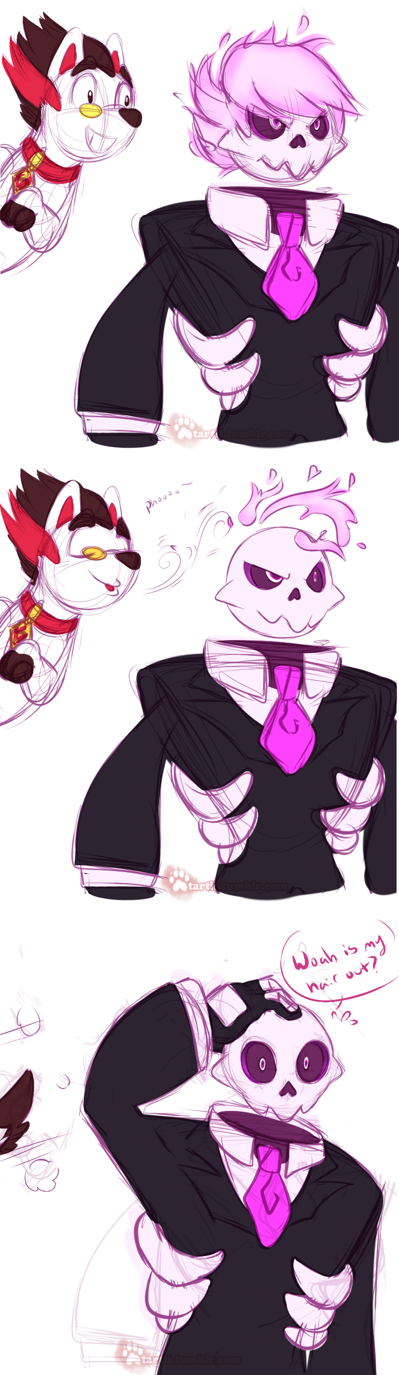 Woah is my hair out by Tartii on DeviantArt Woah is my hair out by Tartii on DeviantArt