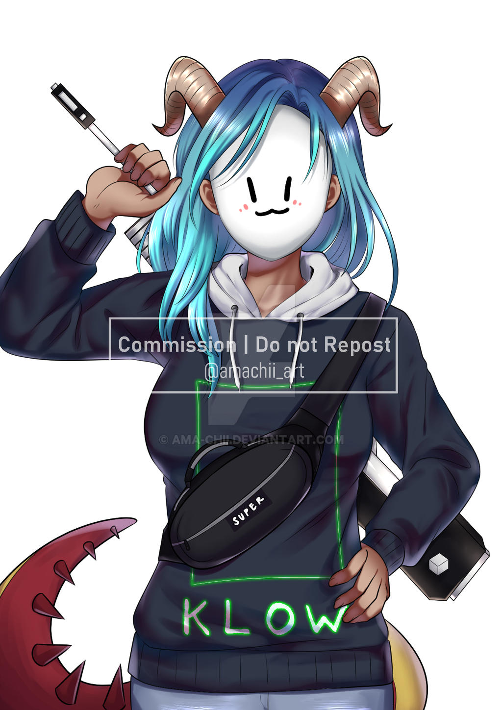 Commission] Roblox Avatar for Khlorine on twitter by ama-chii on DeviantArt