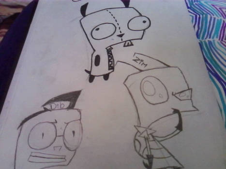 invader zim characters!