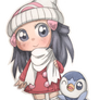 Dawn and Piplup