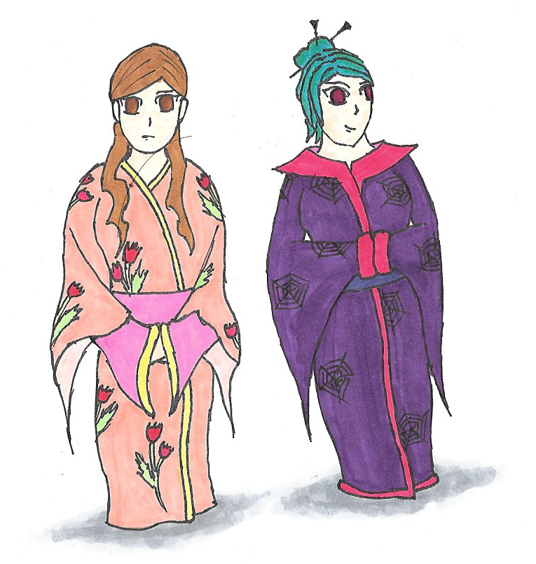 Aarina and Dorothy Kimono