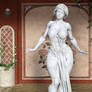 I figured out shaders! marble statue