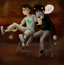 At the Bar with Karkat 1