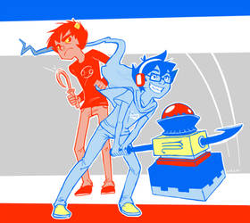 CMY- John + Karkat