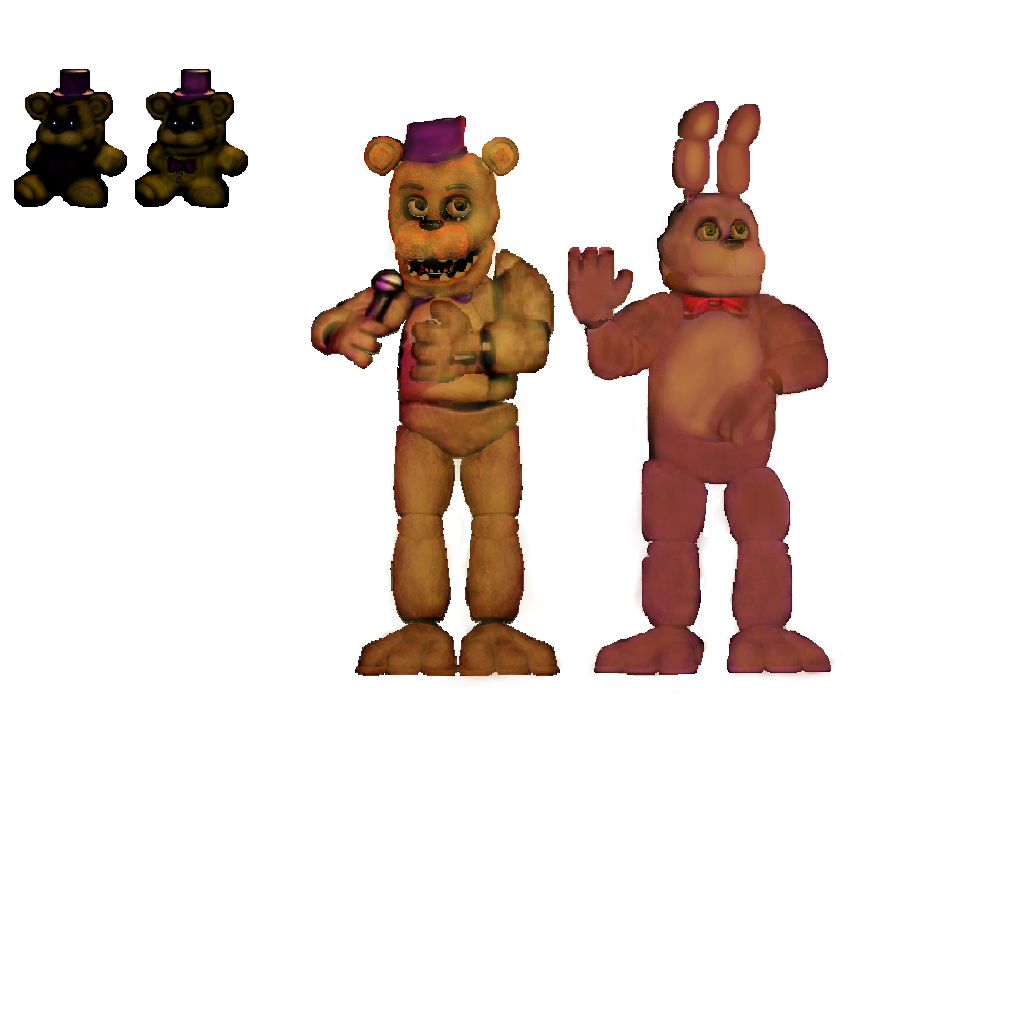 Fredbear and Springbonnie (FNAF 4) by FTThienAn on DeviantArt