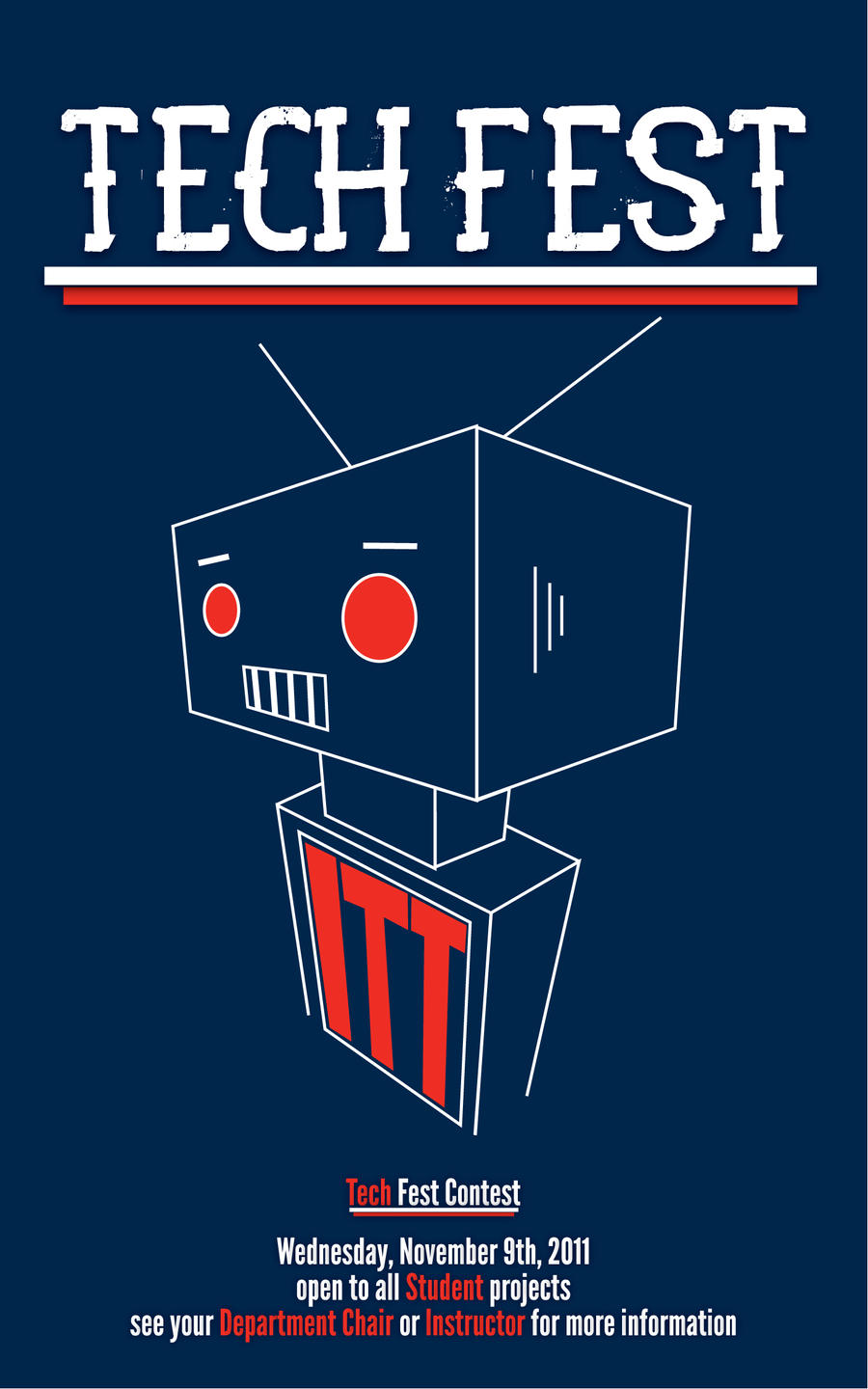 Techfest Project Poster Tech Fest Poster November 2011 by theworst24 on DeviantArt