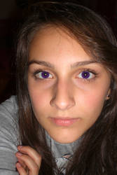 Purple eyes