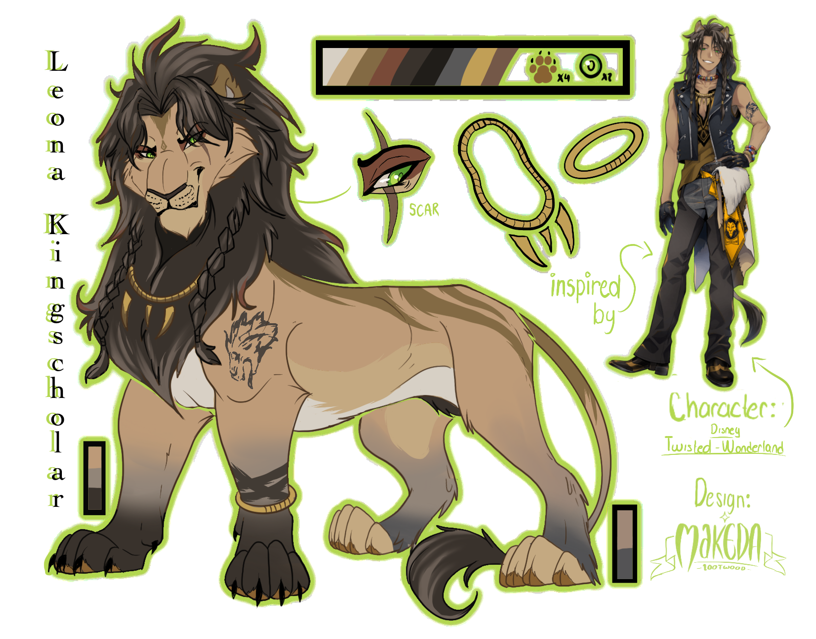 Leona Kingscholar lion version