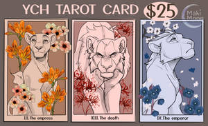 OPEN • TAROT CARD YCH