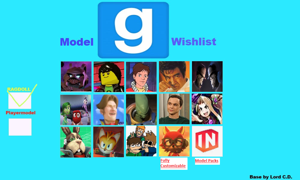 Gmod Faver My Gmod Model Wishlist part 2 by OliverOFilms on DeviantArt