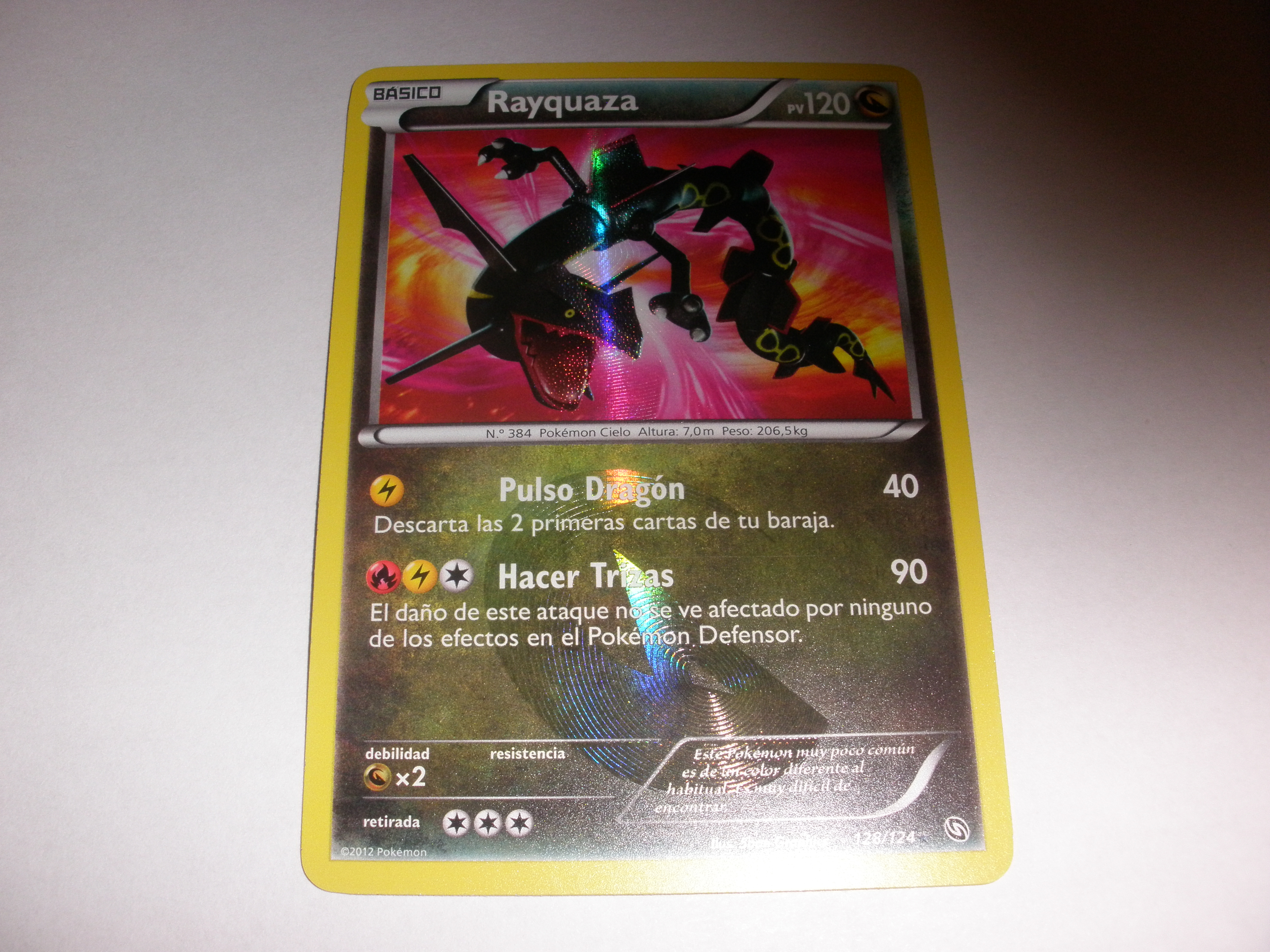Shiny Rayquaza card by Jesusclon on DeviantArt