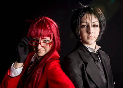 Grell and Sebastian