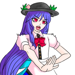 DANGAN RONPA SPRITE EDIT: Tenshi Hinanawi