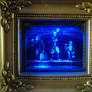 Haunted Mansion light up shadow box