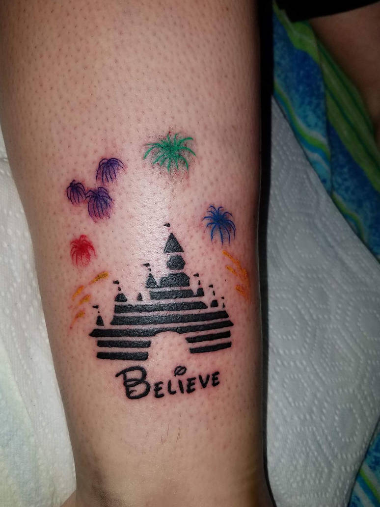 Disney Castle Tattoo by HappyHaunts999 on DeviantArt