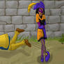 Clopin trips Phoebus