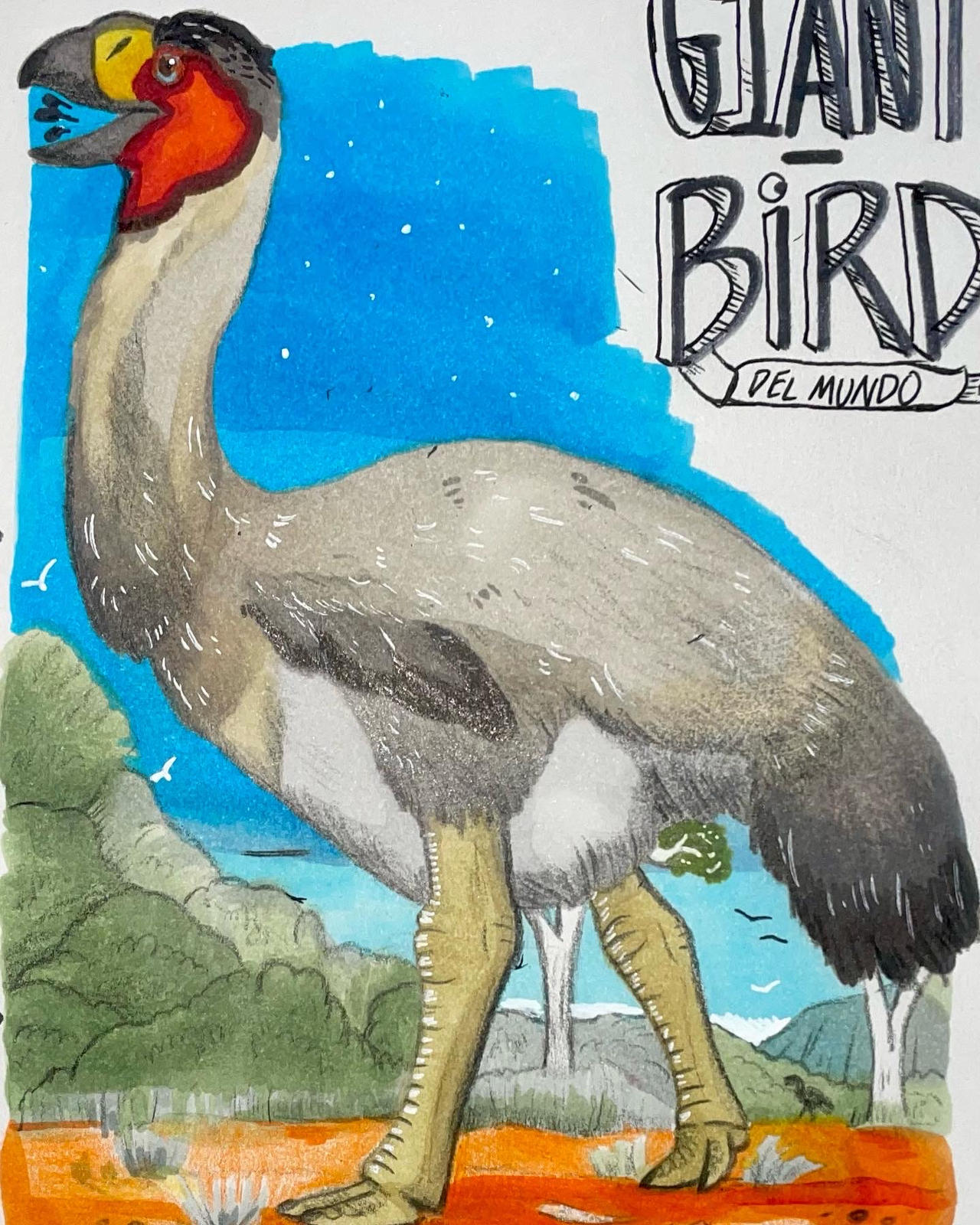 Genyornis newtoni by Astrapionte on DeviantArt