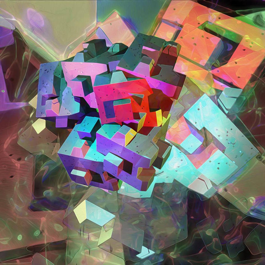 Cubism, Now with Real Cubes! by SalvidorMonkey on DeviantArt