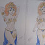 Dawn Ackerman as a snake princess