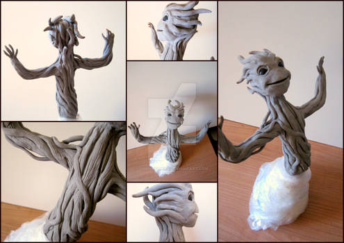 Baby Groot Sculpt Super Sculpey