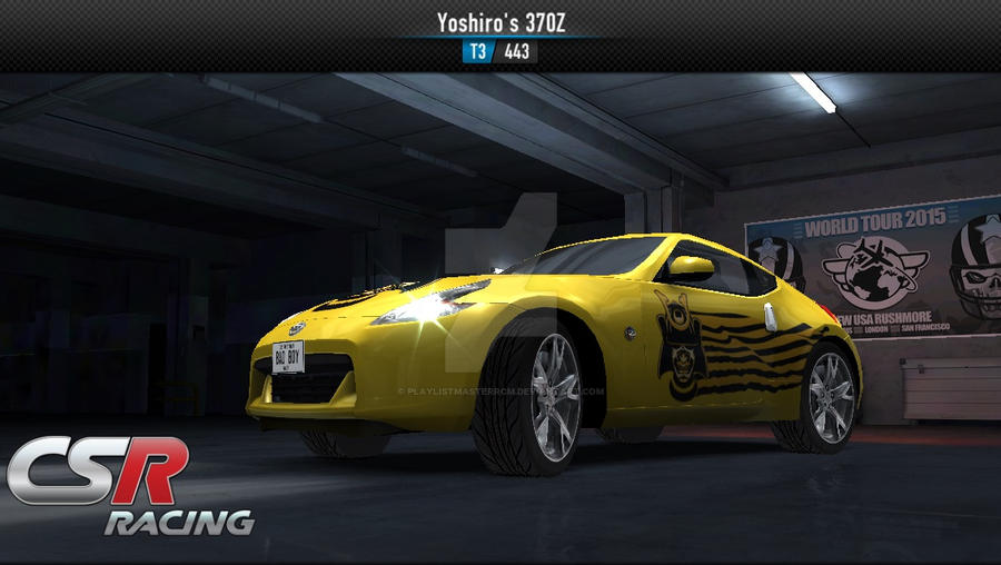 CSR Racing:Tier 2 boss car Yoshiro's Nissan 370Z by PlaylistMasterRCM ...