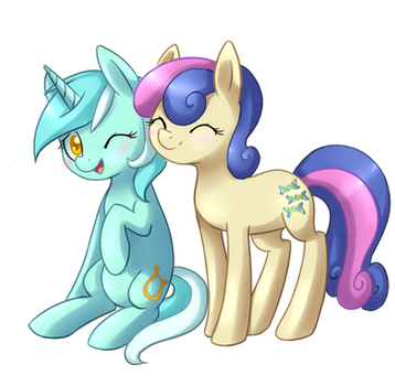 Lyra and Bon Bon