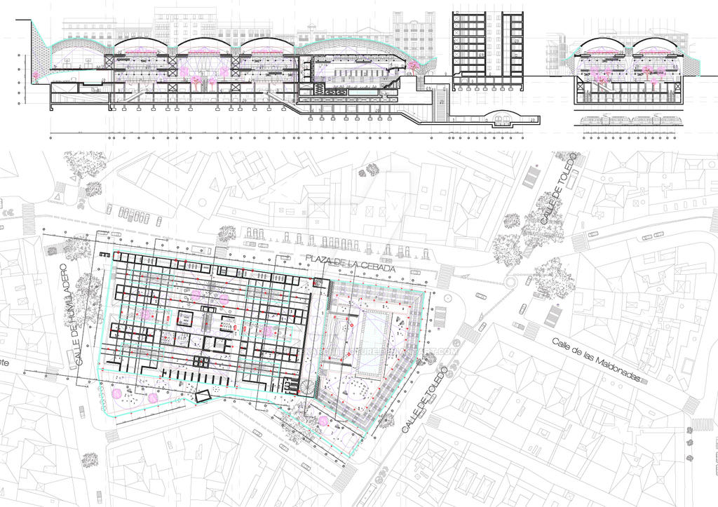 Madrid Cebada Market Project. Rehabilitation. by SchiebekArchitecture on DeviantArt