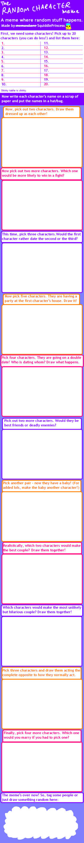 Random Empty Characters Random Character Meme - BLANK by SquiddlePrincess on DeviantArt
