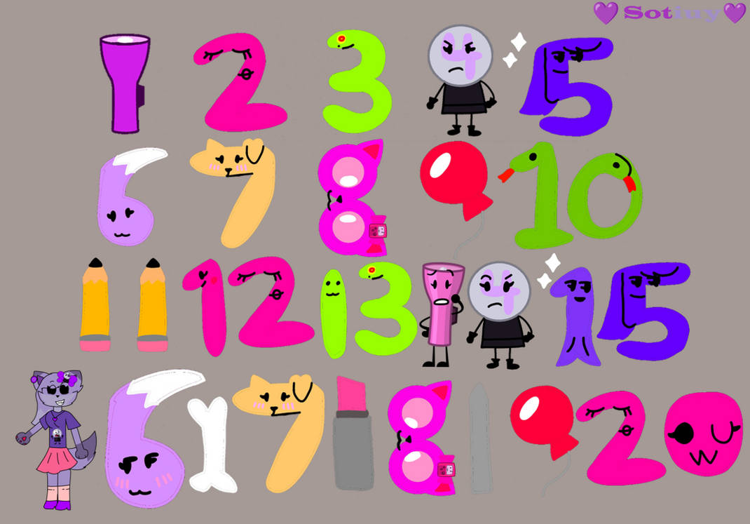 number creatures 1-20 UwO by Heartpinkblack20 on DeviantArt
