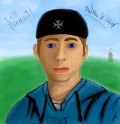 First Tablet Self Portrait