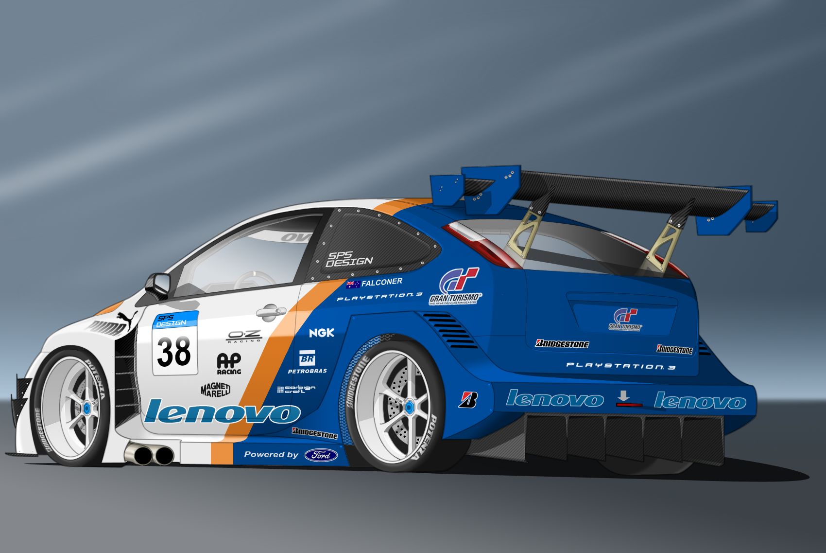 Ford Focus Race Car by StylePixelStudios on DeviantArt