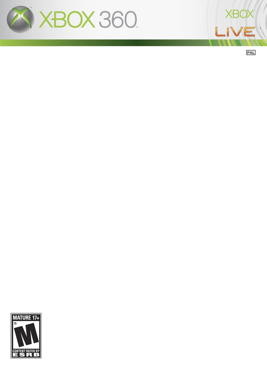 Xbox 360 Game Cover Template