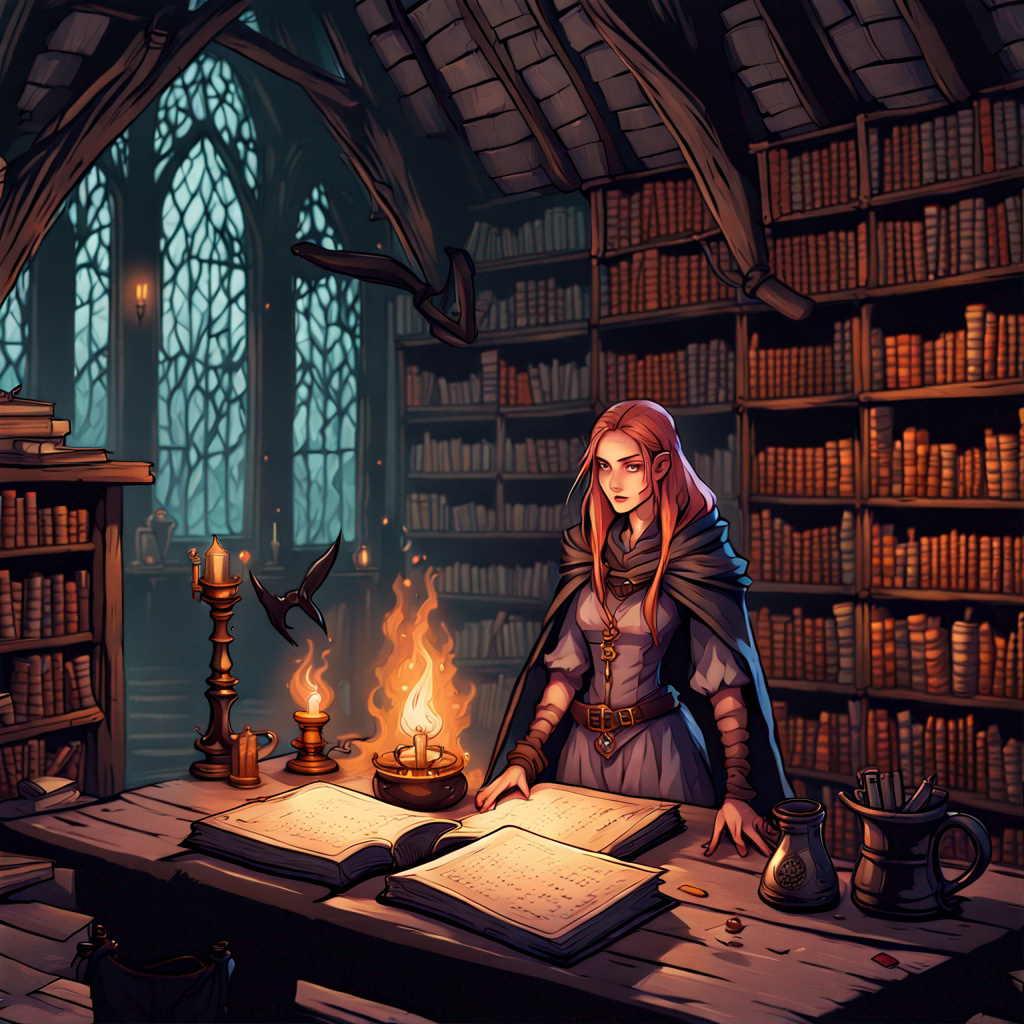 The Witch's Library